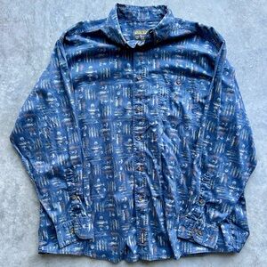 Woolrich Fisherman Patterned Button Down